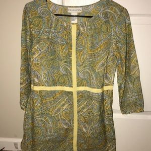 Paisley print dress